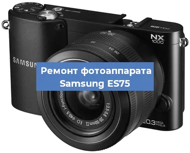 Прошивка фотоаппарата Samsung ES75 в Москве